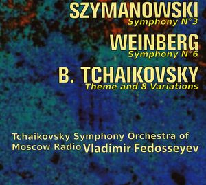 Sym 3 /  Sym 6 /  Theme & 8 Variations , Tchaikovsky Symphony Orchestra of Moscow Radio
