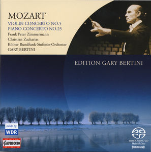 Violin Concerto 5 / Piano Concerto 25 , Gary Bertini