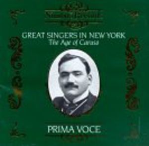 Great Singers in New York: Age of Caruso / Various , Various Artists