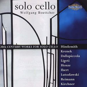 20th Century Works for Solo Cello , Wolfgang Boettcher