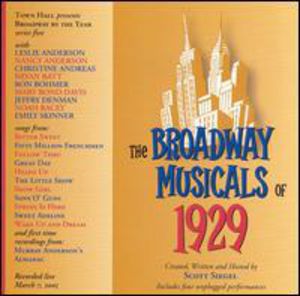 Broadway Musicals of 1929 , Scott Siegel