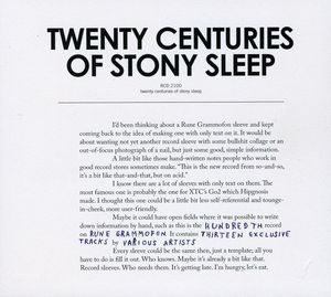 Twenty Centuries Of Stony Sleep , Various Artists