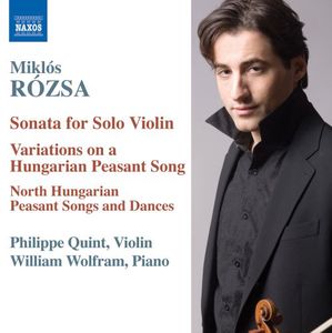 Music for Violin & Piano Sonata Op 40 , Philippe Quint