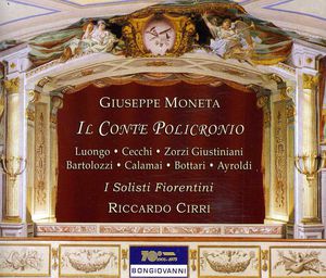 Il Conte Policronio Farsa in Prosa Con Musica , Riccardo Cirri