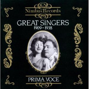 Great Singers 1909-1938 / Various , Various Artists