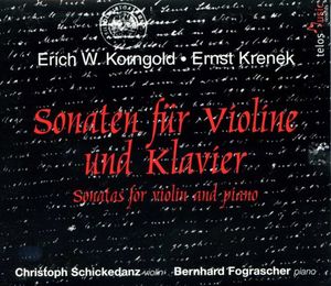 Sonatas for Violin & Piano , Bernhard Fograscher