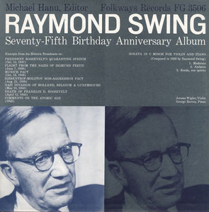 Raymond Swing: Seventy-Fifth Anniversary Album , Raymond Swing
