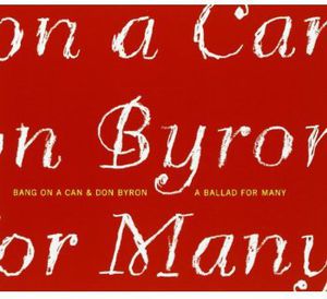 A Ballad For Many , Don Byron
