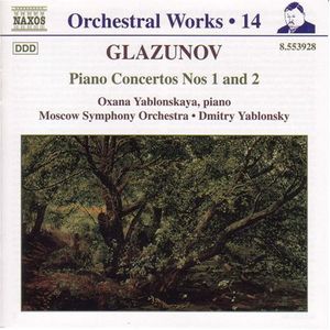 Piano Concertos 1 & 2 , A. Glazunov