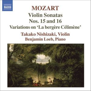 Violin Sonatas No 15 & 16 , Takako Nishizaki