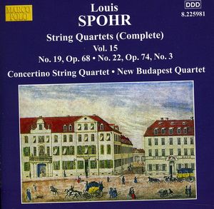 Spohr: Quartets Nos 19 & 22 , New Budapest String Quartet
