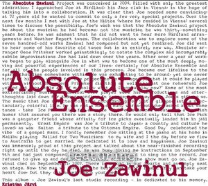 Absolute Zawinul , Joe Zawinul