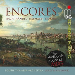 Encores By Mozart Handel Telemann, J.s. And Bach