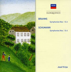 Eloq: Brahms - Symphony No 1 / Schumann Symphony , Josef Krips