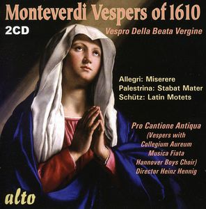 Vespers of 1610 , Pro Cantione Antiqua