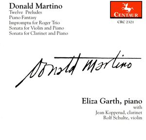 Solo Piano & Chamber Works , Eliza Garth