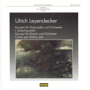 Leyendecker: Konzert Fur Violoncello / Various , Ulrich Leyendecker