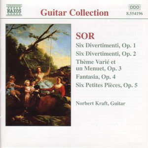 Guitar Music Opp 1-5 , Norbert Kraft