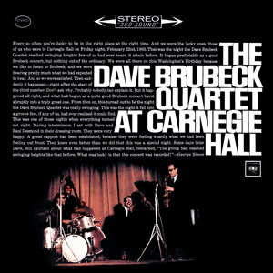 At Carnegie Hall , Dave Brubeck