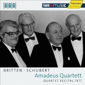 Quartet Recital 1977 , Amadeus Quartet