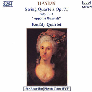 String Quartets Op 71, 1-3 , Invocation