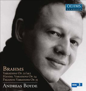 Brahms, J. : Complete Works for Solo Piano Vol. 3 , Andreas Boyde