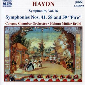 Symphonies 41 C Major 58 F Major 59 a Major 26 , Invocation