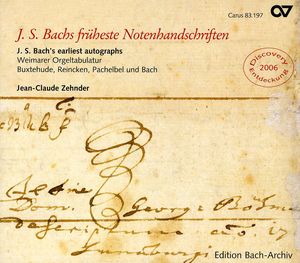 J.S. Bach Earliest Autograph , J.S. Bach
