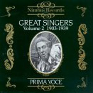 Great Singers 2: 1903-39 / Various , Various Artists