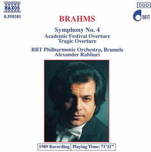 Symphony 4 / Overtures , Alexander Rahbari