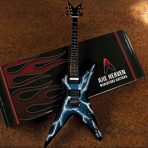 Axe Heaven Dimebag Darrell Pantera Signature Lightning Bolt Mini Guitar Replica Collectible DD-001
