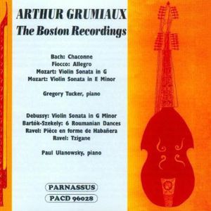 Arthur Grumiaux Boston Recordings , Arthur Grumiaux