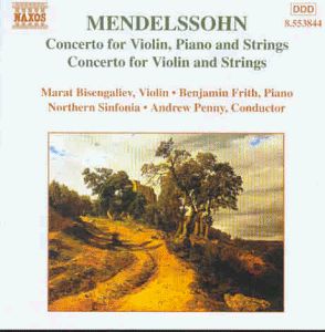 Concerto for Violin /  Piano & Strings in D minor , Benjamin Frith