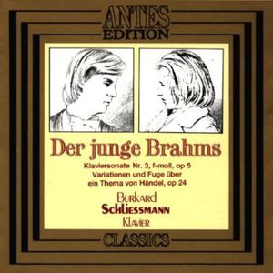 Young Brahms /  PN Son No 3 /  Variations , J. Brahms
