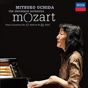 Piano Concertos No 17 K453 & No 25 K503 , Mitsuko Uchida
