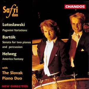 Sonata for 2 Pianos & Percussion , Safri Duo