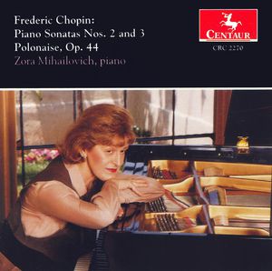 Piano Sonatas 2 & 3 , Zora Mihailovich