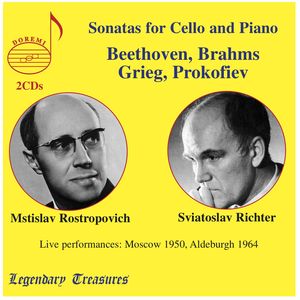 Sonatas for Cello & Piano , Mstislav Rostropovich