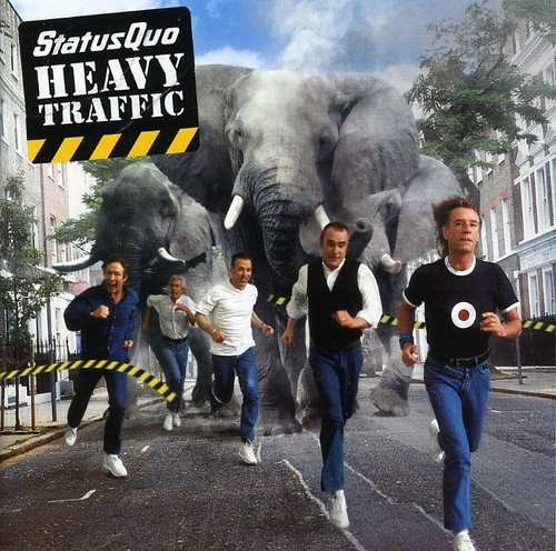 Status Quo - Heavy Traffic vinyl record cover