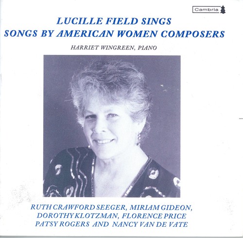 Songs By American Women Composers /  Various
