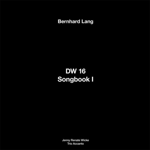 Dw 16 /  Songbook I