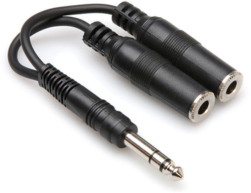 Hosa YPP-118 Cable 1/4 in TRS to Dual 1/4 in TRSF