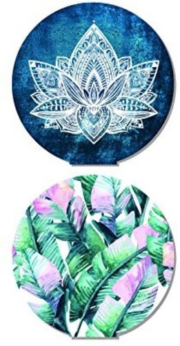 ReTrak Gravity Gripz 2 Pack - Smartphone Grip - Reusable (Leaves Mandela)