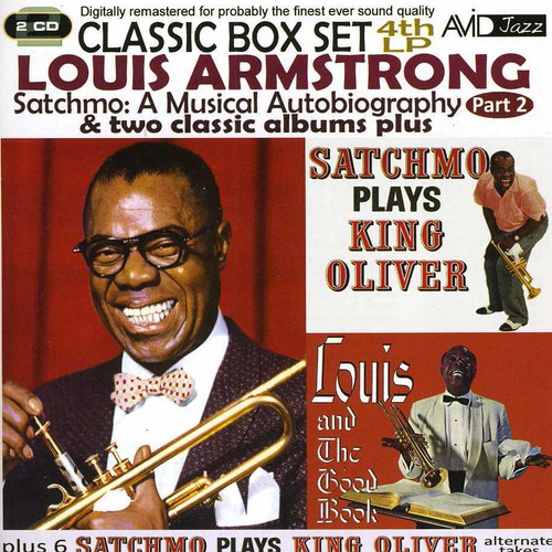 Louis Armstrong - A Musical Autobiograph (Uk) vinyl record cover