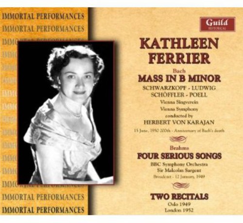 Mass in B minor /  Four Serious Songs /  Fairy Queen