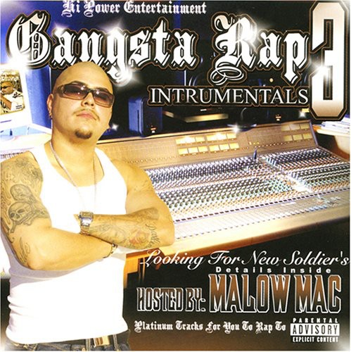 MALOW MAC - Gangsta Rap Instrumentals, Vol. 3