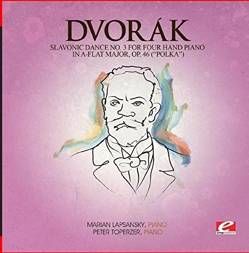 Slavonic Dance 3 Four Hand Piano A-Flat Maj 46
