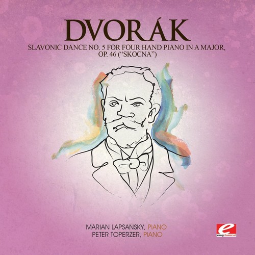 Slavonic Dance 5 Four Hand Piano a Maj 46
