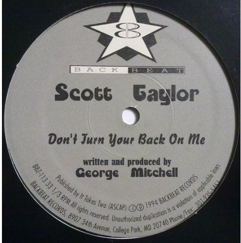 Don't Turn Your Back on Me