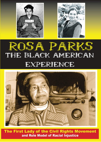 ROSA PARKS AMERICA'S LEADING CIVIL RIGHTS ACTIVIST